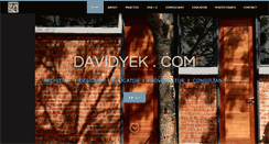 Desktop Screenshot of davidyek.com